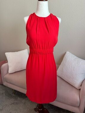 Kate Spade New York Katia Dress Red Womens Sz 2 Sleeveless Knee Length Retro Y2K